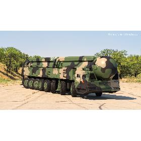 3D Dongfeng-41 ICBM Launch Vehicle Rigged model